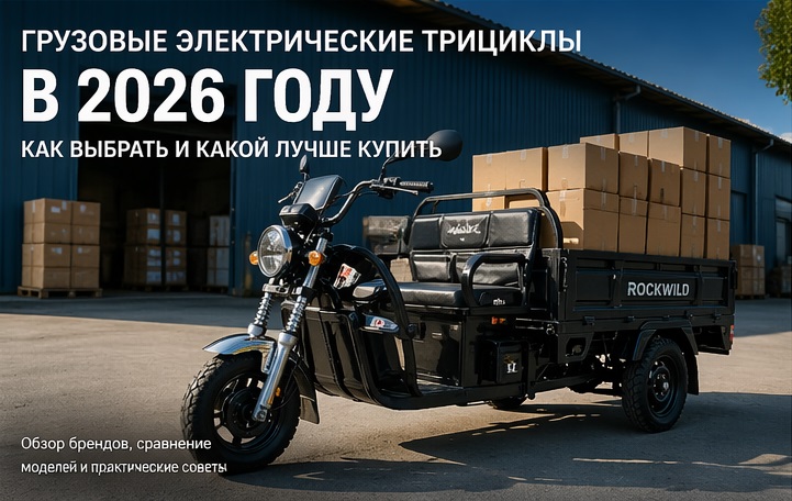 Грузовые электрические трициклы 2026: как выбрать, обзор брендов и лучшие модели